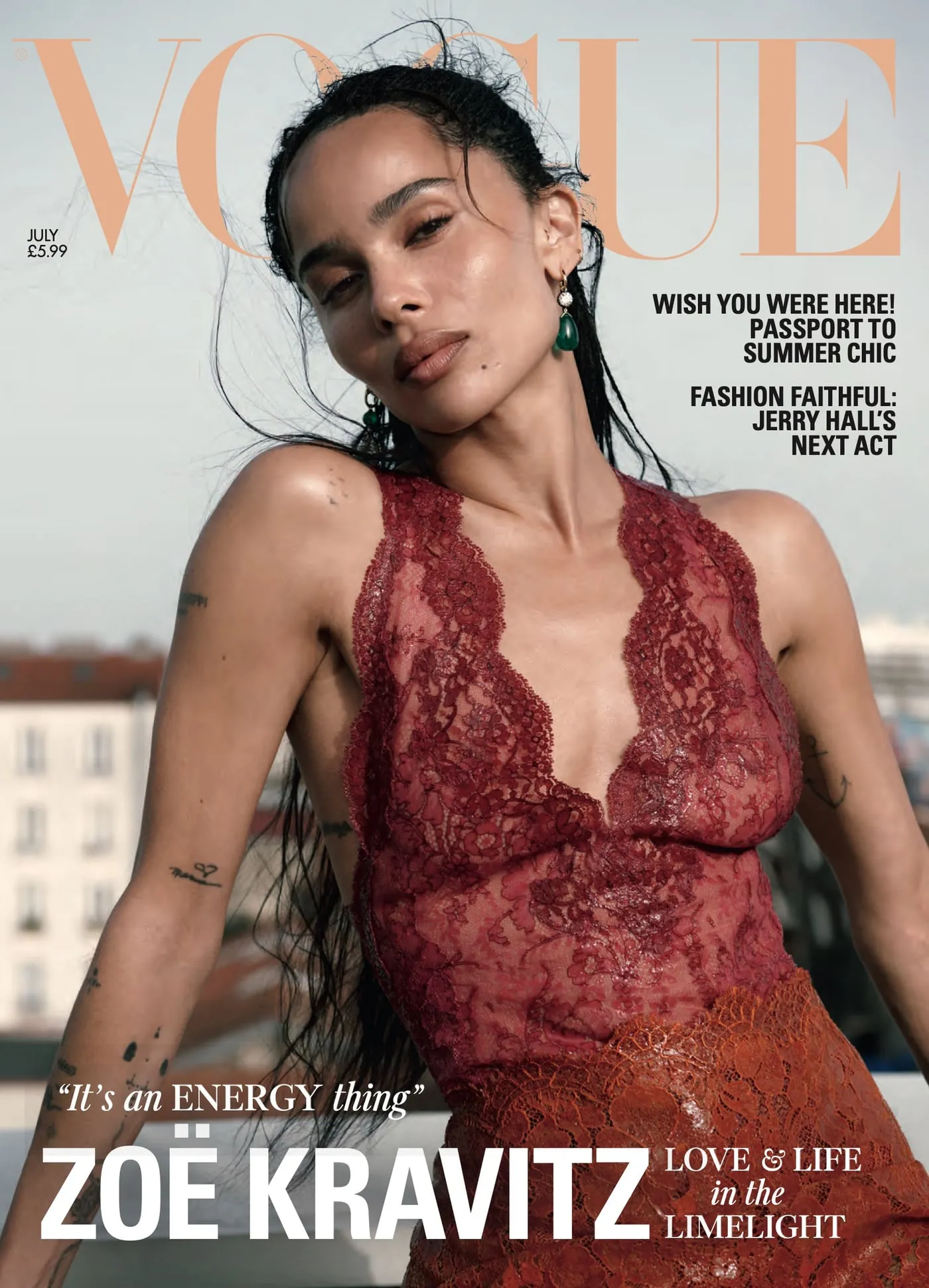 Titelseite der Vogue, Juli 2026